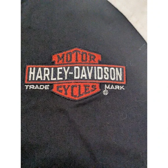 Harley-Davidson V-Twin Power Womens XS Embroidered Jacket Motorcycle Biker - Picture 7 of 12
